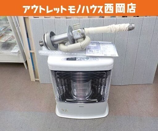 ヨッシー◆美品・動作良好◆CORONA コロナ 速暖 FF式ストーブ 2019年製 コロナ FF-VT4219P FF式輻射 ホワイト 木造～11