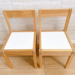 IKEA  LÄTT 子ども用テーブル チェア2脚付の画像
