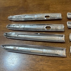ダイハツ　タントエグゼ　カスタム　ドアハンドルカバー　メッキの画像