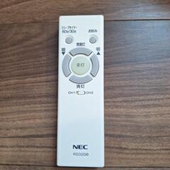 LEDシーリングライト　NECの画像