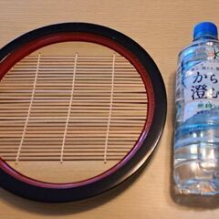 ざるそば用丸皿 5枚セット(直径23.5cm)の画像