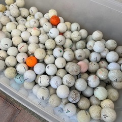 中古のゴルフボール　ロストボールの画像
