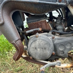 【ジャンク】YAMAHA DT50 17W 不動車 始動未確認 部品取り レストア ベース車両 50cc オフロードバイク 現状販売 全国陸送可能 大阪府からの画像