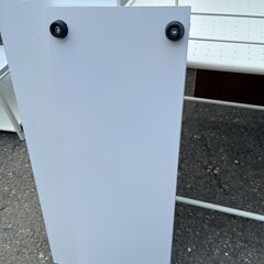 ②ラック（ホワイト）キャスター付きの画像