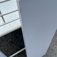 ②ラック（ホワイト）キャスター付きの画像