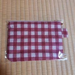水玉ポーチ　バッグinバッグの画像