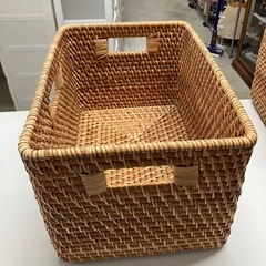 I2509-032 ラタンバスケット 人気のラタンバスケット入荷しました！！ ご予約はお早目に！！ 中古の画像