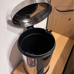 ステンレス　ゴミ箱の画像