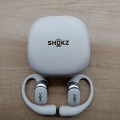 保証有 SHOKZ OPENFIT 2 ワイヤレスイヤホン ベージュの画像