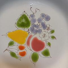 果物の絵皿　27cmの画像