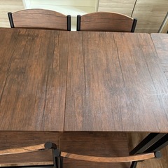 6人掛け　ダイニングテーブルセットの画像