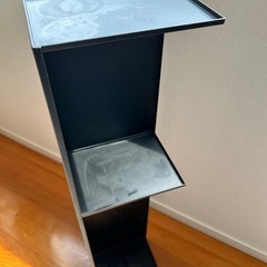 スリムトイレラックtowerタワー黒ブラック山崎実業の画像