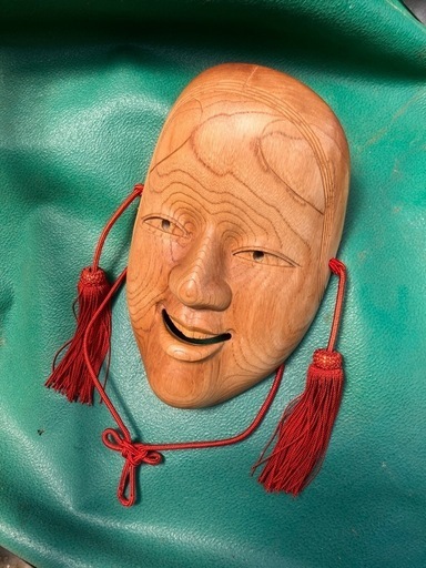 骨董★木製、木彫能面、お面