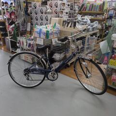 J021 ★多少のキズ使用感★軽快自転車★Fresh Town★6段★LEDオート★27インチの画像