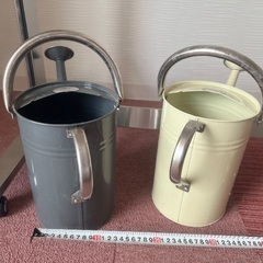 金属製ジョウロ　2個セットの画像