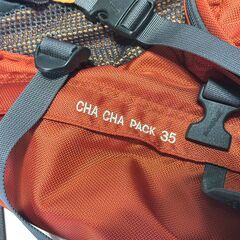 店頭引き渡し 中古 mont-bell ZEROPOINT CHACHA PACK チャチャパック 35L アウトドア 登山の画像