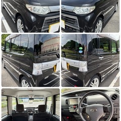 🉐お買得車‼️H24 ダイハツ タントカスタムRS ターボ👌車検満タンR9/9👍最上級グレード⤴️後期型❗️低燃費エコアイドル付⭕️ETC❗️👌片側パワースライドドア👌大人気⭕️TV/ナビ🗺️Bluetooth📱純正オプションのルーフコンソールイルミネーションライト💡スマートキー🔑 そのまま乗って帰れます🉐【オマケ付き】の画像