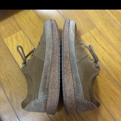 Birkenstock ブラウン スエードシューズ 38の画像