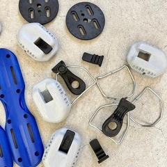 スキーボード　ビンディング　ショートスキー　パーツ取りの画像