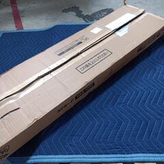 661fk 【未使用品・開封品】アイリスオーヤマ スペパ テレビ台 ローボード おしゃれ 北欧 スリム 収納 AＶボード ナチュラル/ブラック HAB-1000　y090303fkの画像