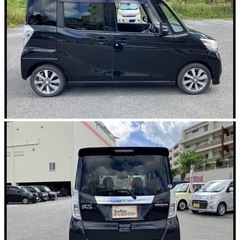 《自社ローン対応⭕️》［沖縄県］【三菱 eKスペースカスタム カスタムT】現金販売から自社ローンまで幅広い購入方法で対応❗️審査通過率98%、ブラックOK、格安中古車販売店【オーシャンデザイン】✨Bカメラ✨の画像