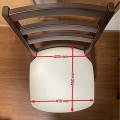 ダイニングテーブルの椅子（※ダイニングテーブル希望の方用です）の画像
