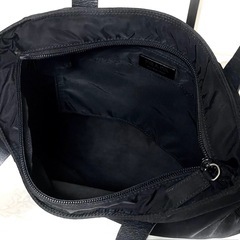 【美品】PRADA プラダ ナイロン トートバッグ ハンドバッグ ブラック ギャランティカード付きの画像