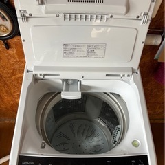 I0202   HITACHI 日立　洗濯機　BEAT WASH 7kg 2019年の画像