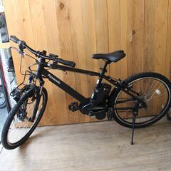 652)【川崎市から出品/美品/参考￥142,780】パナソニック ハリヤ BE-ELH342-B [マットナイト] + 専用充電器 外装7段変速 26型の画像