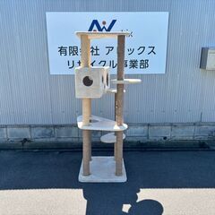 キャットタワー　【爪研ぎ麻全て交換済み】の画像