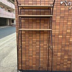 洗濯機上収納　洗濯機ラックの画像