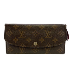 ルイヴィトン LOUIS VUITTON 長財布 モノグラム ポルトフォイユ エミリー M60136 ブラウンの画像