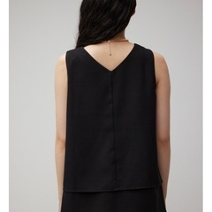 【AZUL BY MOUSSY 】リネンライクレイヤードノースリーブトップスの画像