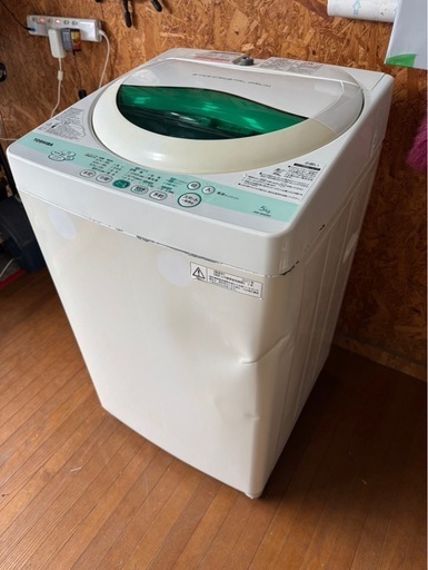 I0210   TOSHIBA 東芝　洗濯機　5kg 2011年　ヘコミあり