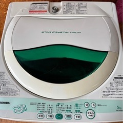 I0210   TOSHIBA 東芝　洗濯機　5kg 2011年　ヘコミありの画像