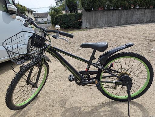 22インチ自転車 6段変速ギヤ LEDダイナモライト 子供用 ダイワ