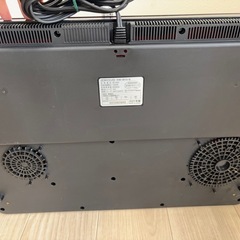 アイリスオーヤマ 2口 IHコンロ IHK-W13-Bの画像