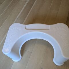 幼児の踏み台とおまる(補助便座)の画像