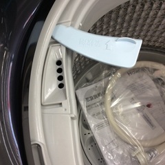 ジモティー見た！で5%OFF【5.5kg全自動洗濯機】Haier ﾊｲｱｰﾙ　JW-XP2C55F 5.5kg 2024年製:ステンレスブラックの画像