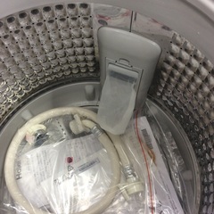 ジモティー見た！で5%OFF【5.5kg全自動洗濯機】Haier ﾊｲｱｰﾙ　JW-XP2C55F 5.5kg 2024年製:ステンレスブラックの画像