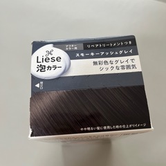 リーゼ　泡カラー　スモーキーアッシュグレイ　セルフカラー　の画像