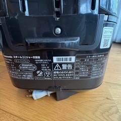 Panasonic製　スチームIH炊飯器の画像