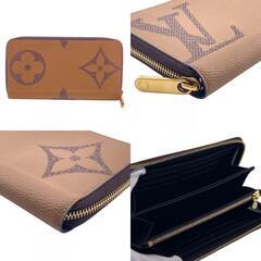 ルイヴィトン LOUIS VUITTON 長財布 モノグラム ジャイアント ジッピーウォレット ラウンドファスナー M69353 ブラウンの画像