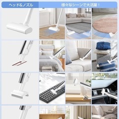 新品 強力吸引 コードレス 掃除機 の画像