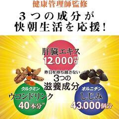 肝臓の力 PREMIUM 肝臓エキス サプリ ウコン オルニチン しじみの画像