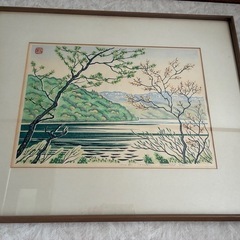 江渡益太郎版画 の画像