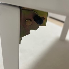 極美品　折りたたみテーブル　白　スクエアの画像