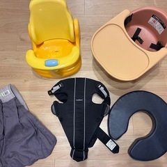 赤ちゃん 抱っこ紐 スリング バスチェア ベビーチェアの画像