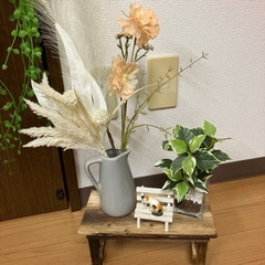 ニトリ フェイクグリーン 飾り台 造花 花瓶などインテリア用品の画像