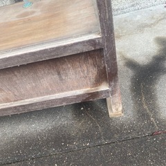 昭和レトロ　ガラスショーケース　ガラス棚　飾り棚の画像